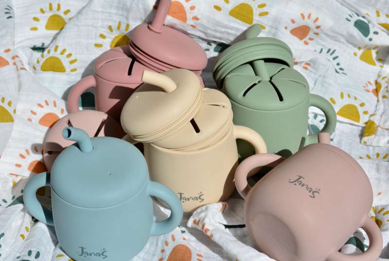 JanaS Silicone 2in1 sippy cup and snack cup