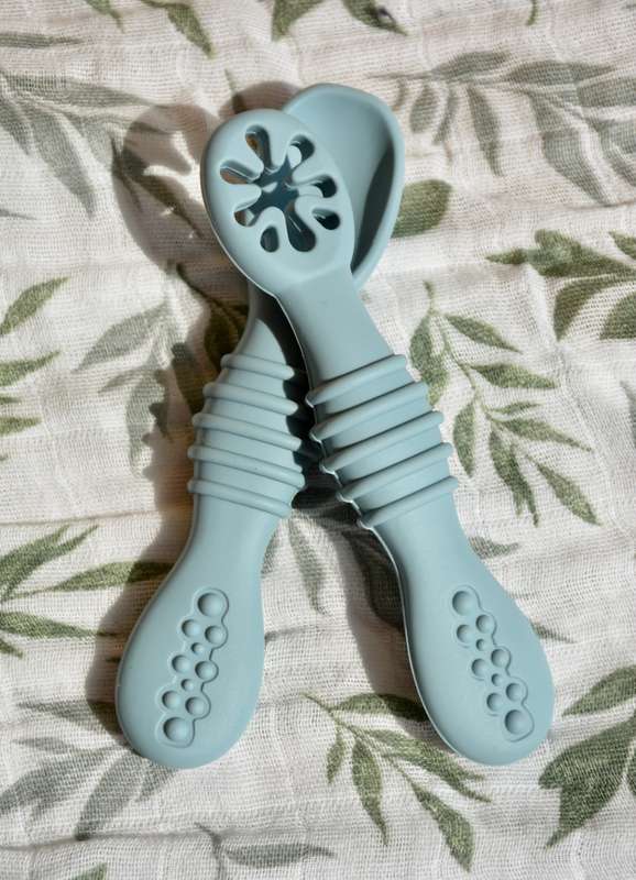JanaS Silicone Baby lead weaning utensil set