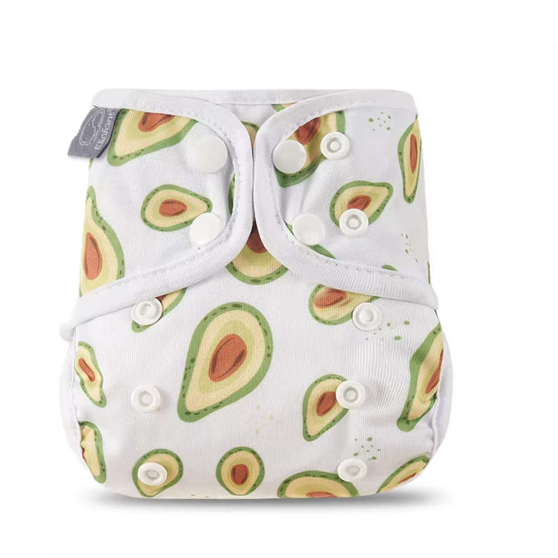 Elinfant Newborn diaper cover with snaps - Avo