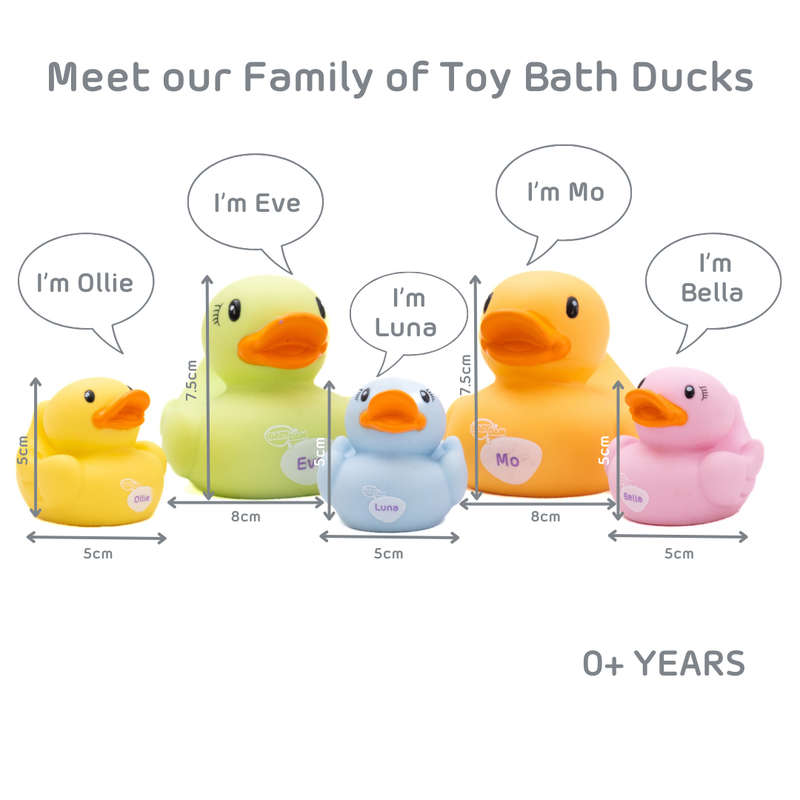 BabyDam Family of Bath Ducks