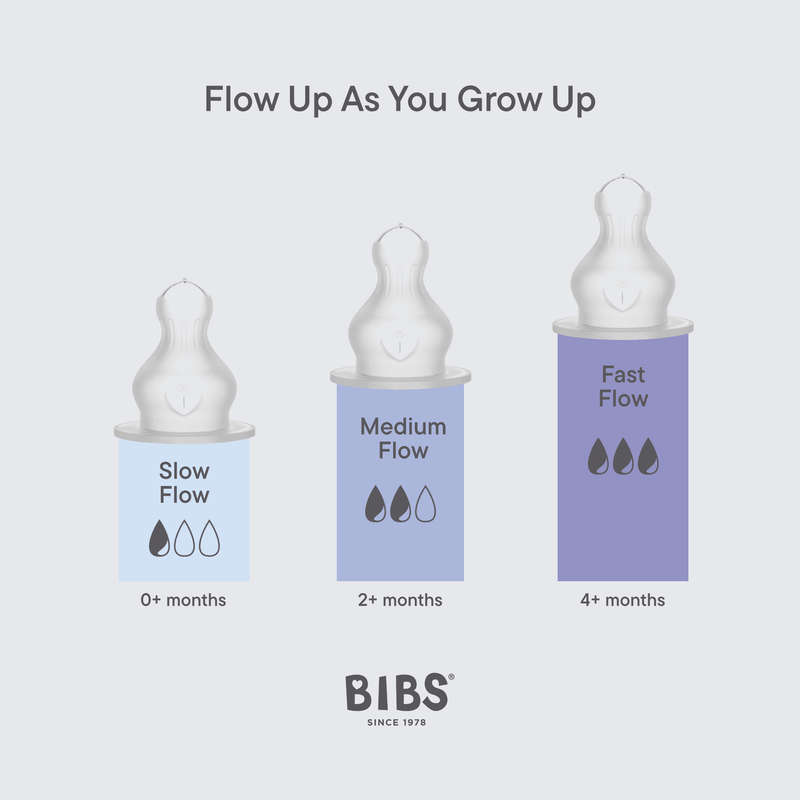 BIBS Baby bottle SILICONE 270ml - various colors