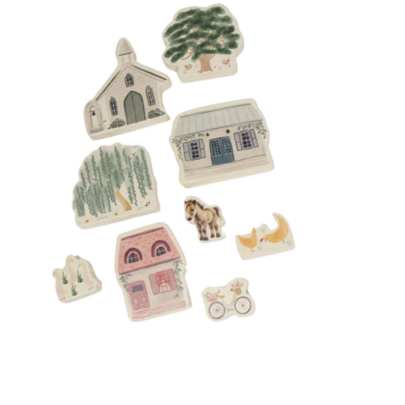 Grow baby Country Lane Play Set ~ 9 piece set
