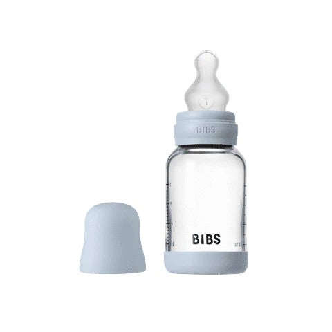 BIBS Glass Baby Bottle - 1 Pack - SILICONE