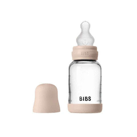 BIBS Glass Baby Bottle - 1 Pack - SILICONE