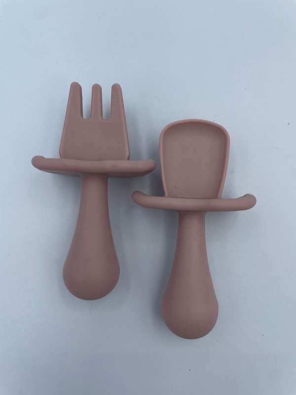 Shortie - Silicone Spoon and Fork Set