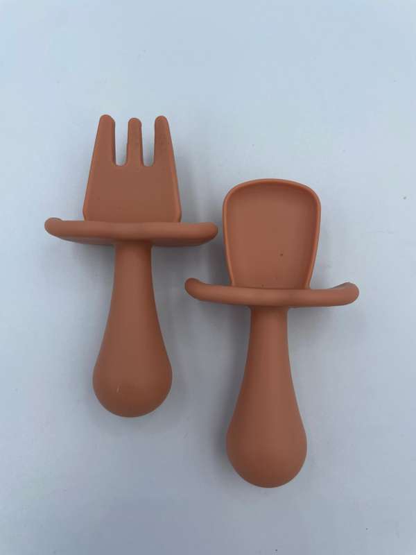 Shortie - Silicone Spoon and Fork Set