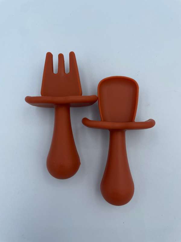 Shortie - Silicone Spoon and Fork Set
