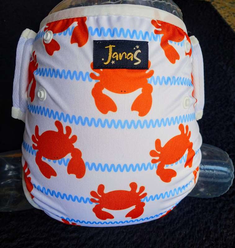 Orange crabs Swim diaper