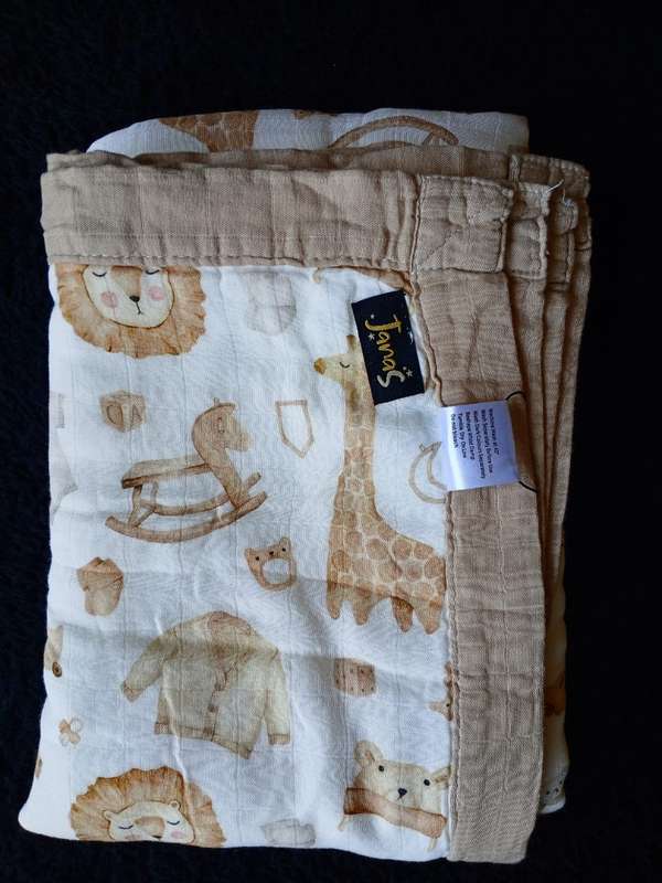 Bamboo cotton muslin blanket - 4 layers - Baby room