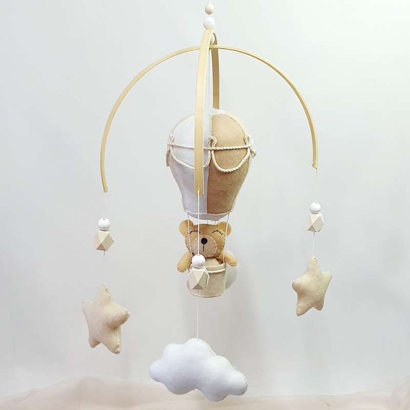 Dono Da Dio - So Beary Hot Air Balloon Mobile