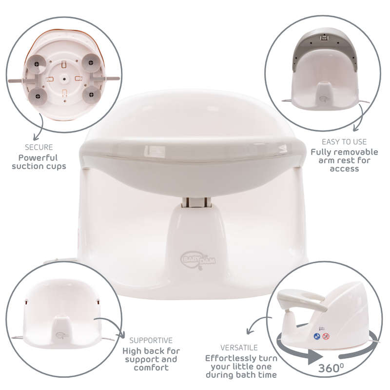BabyDam Orbital Rotating Baby Bath Seat