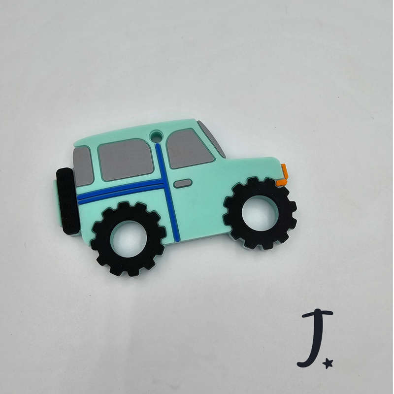 Silicone character teether