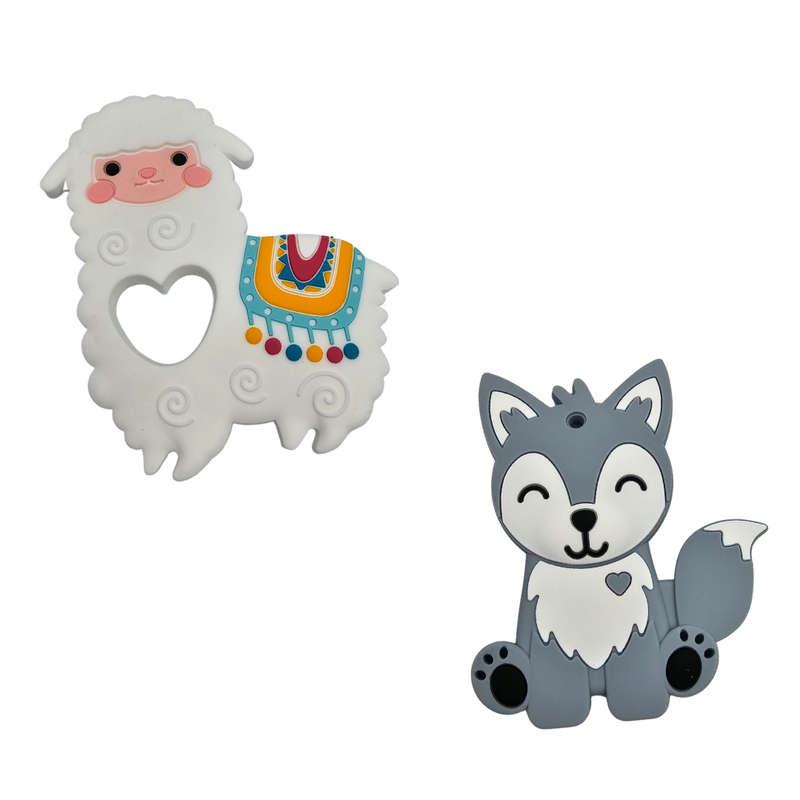Silicone teether 2 pack
