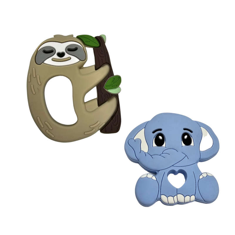 Silicone teether 2 pack