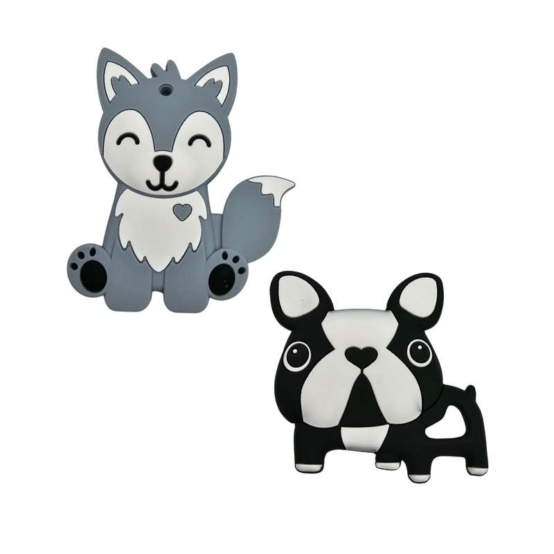 Silicone teether 2 pack