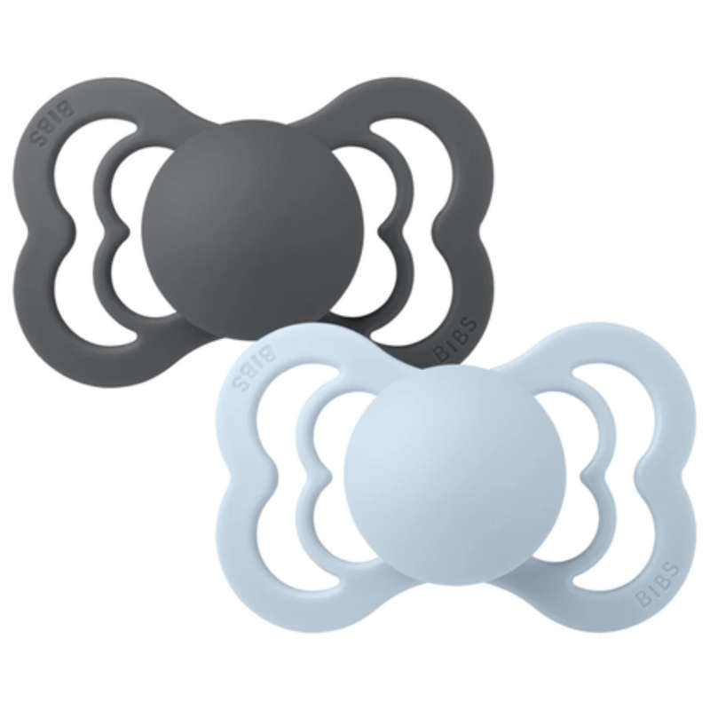 BIBS Supreme Pacifier - Size 2 - pack latex