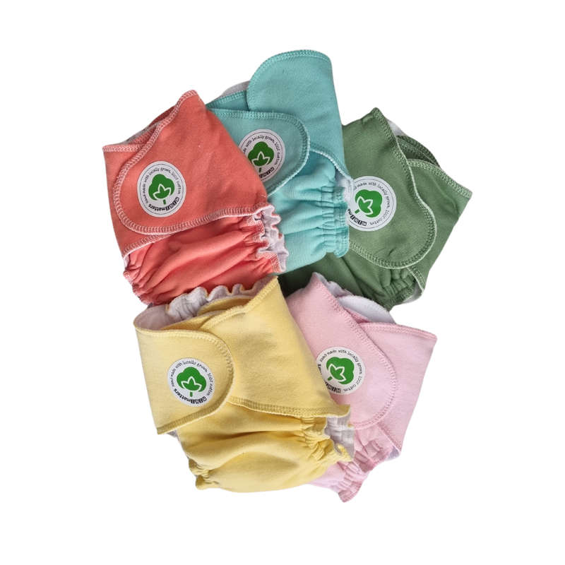 Newborn Fitted Nappy - Snapless