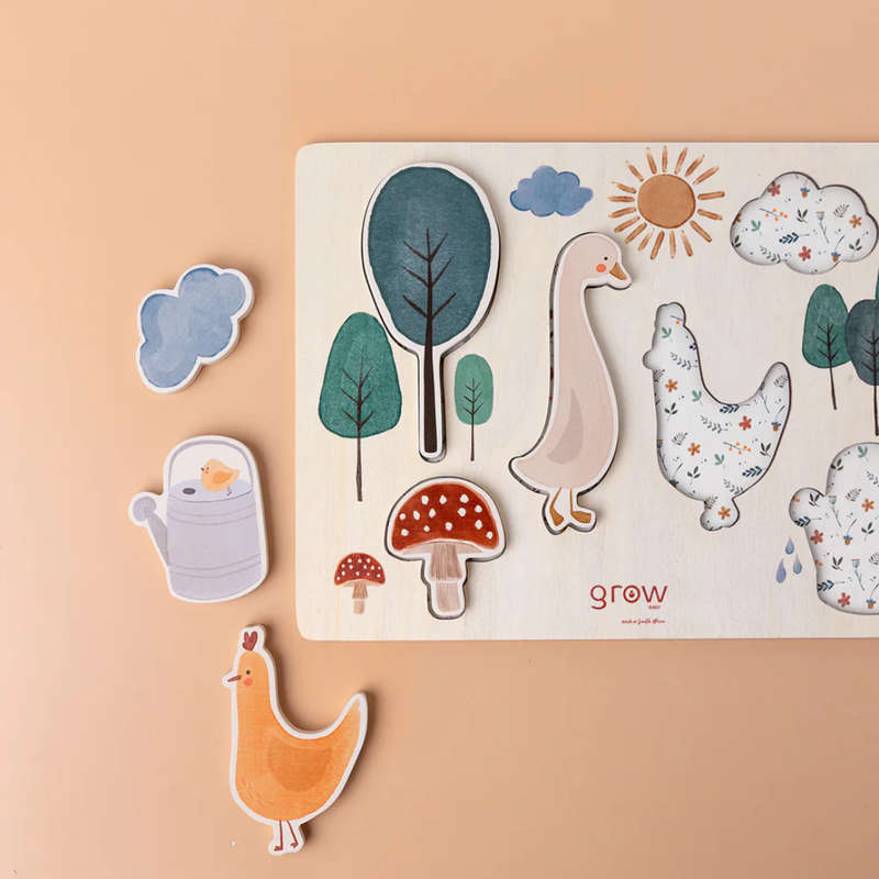 Grow Baby country puzzle