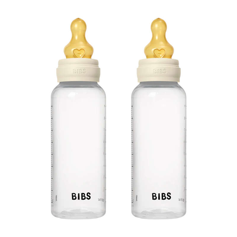 Baby Bottle Complete Set 2 Pack 270ml Latex - Ivory