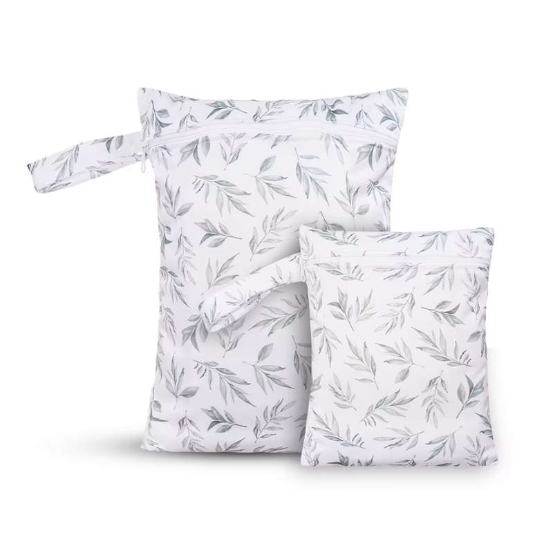 Different size 2 pack reusable wet bags - Ferns