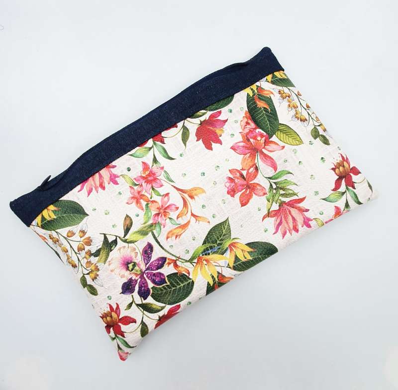 Floral tropical roller organizer