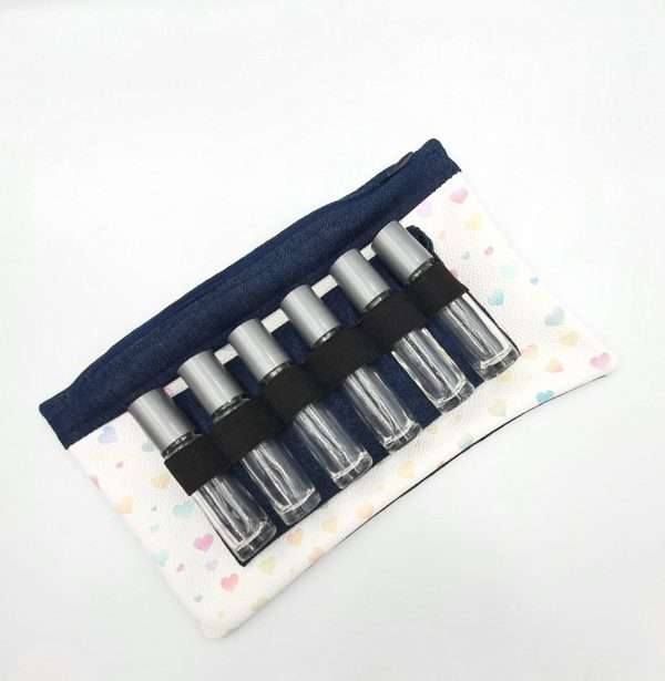 Rainbow hearts roller organizer