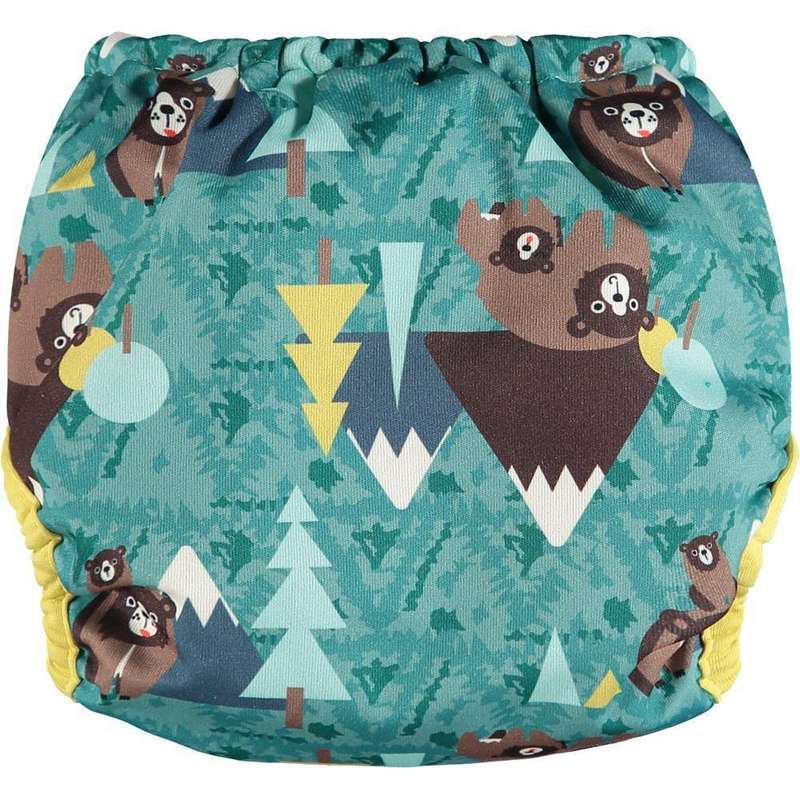 PopIn Single Printed Nappy Bamboo - Bear