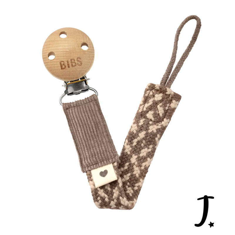 BIBS Boheme Pacifier BIBS Braided paci clips