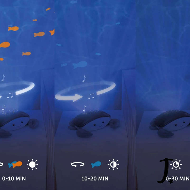 Cody the Crab Musical ocean projector