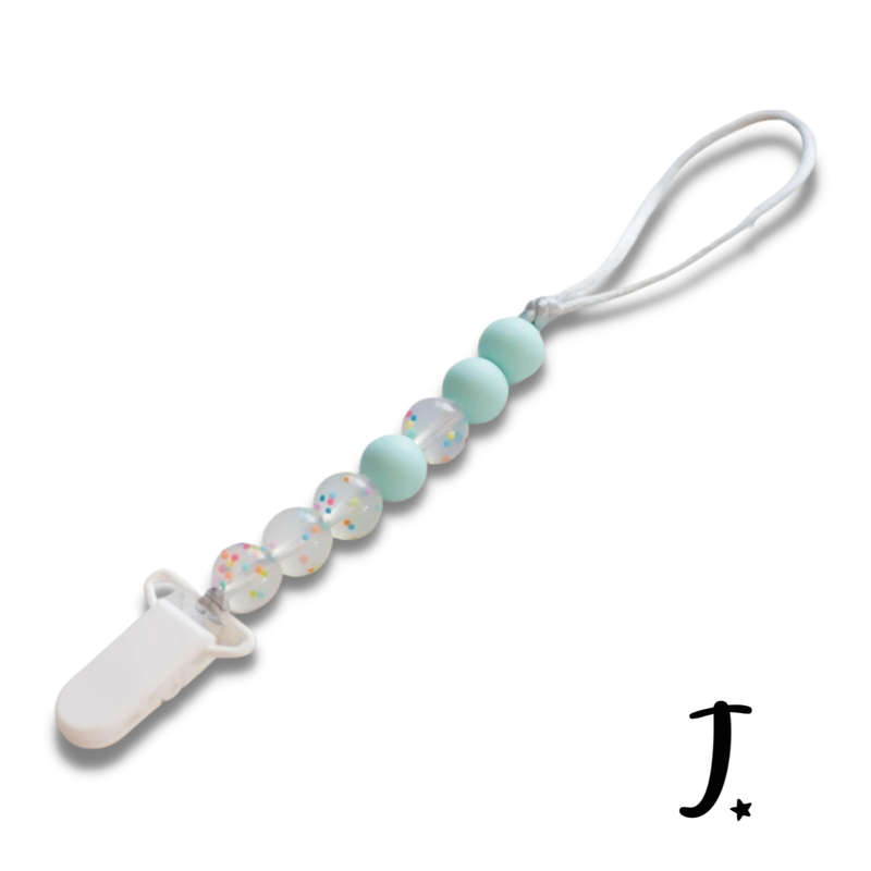 Silicone dummy clip MINI, blue