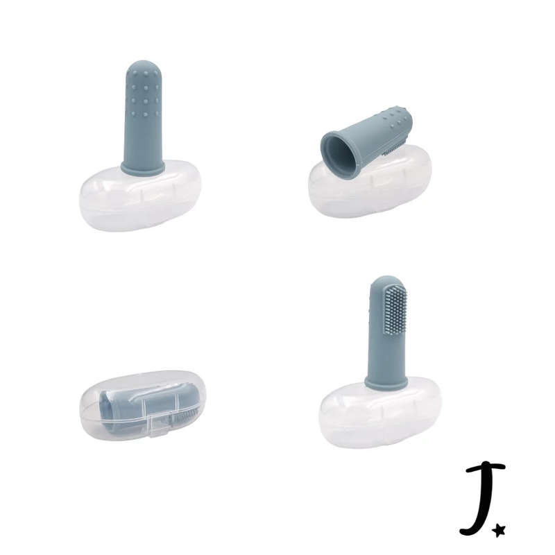 Baby Silicone Finger Toothbrush with Case