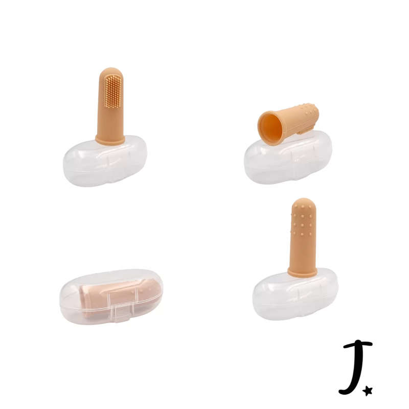 Baby Silicone Finger Toothbrush with Case