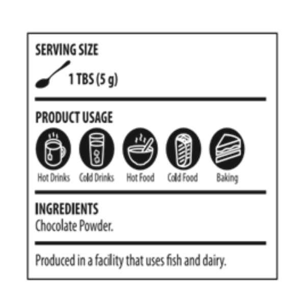 Chocolate Booster powder - Harvest Table
