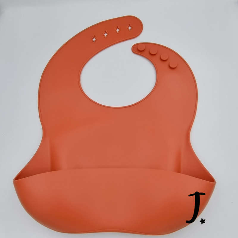 Silicone bucket bib