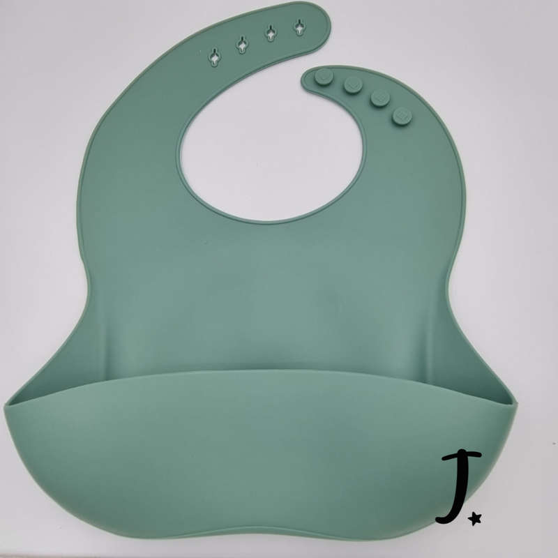 Silicone bucket bib