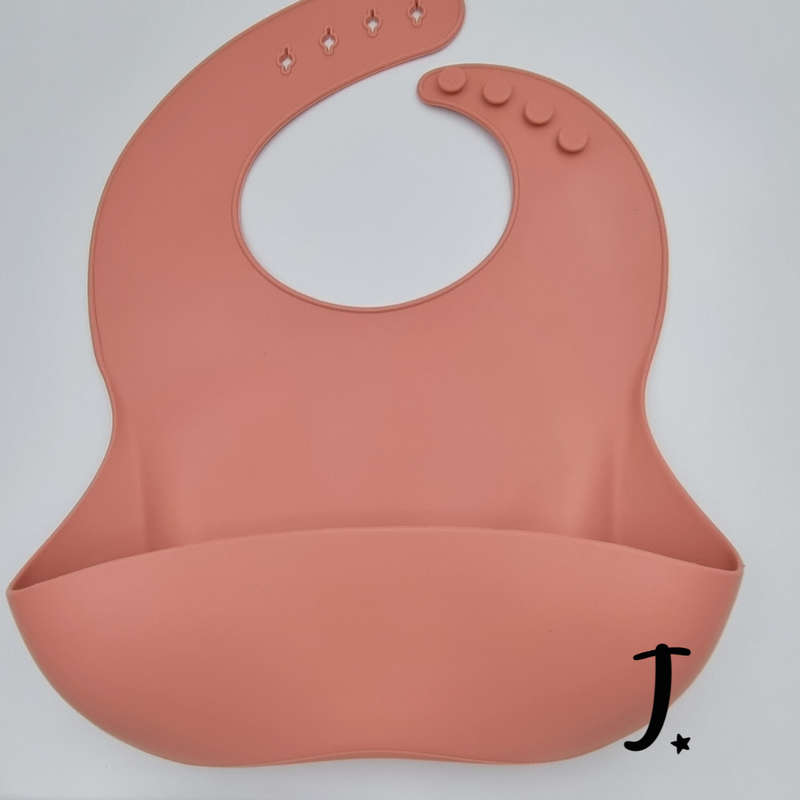 Silicone bucket bib