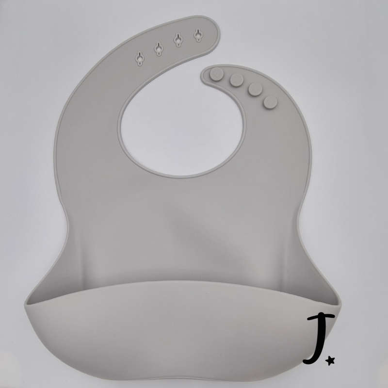 Silicone bucket bib
