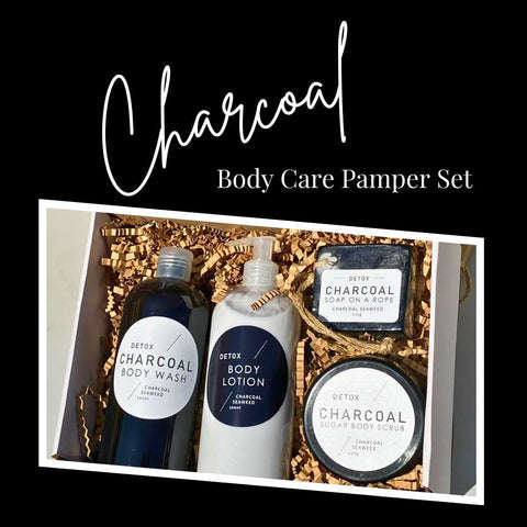Tru-care Handmade Charcoal Body Care Pamper Set