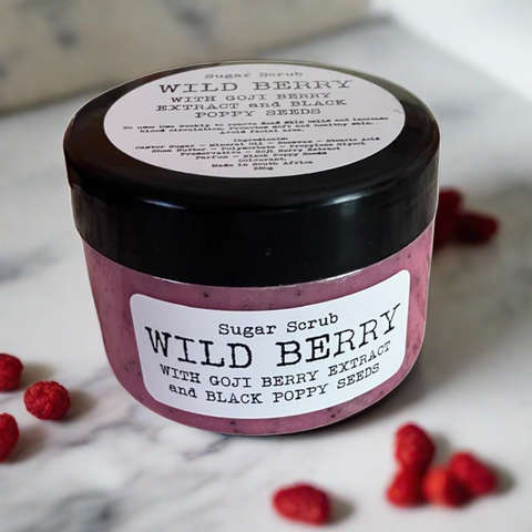 250g Wild Berry Sugar Body Scrub