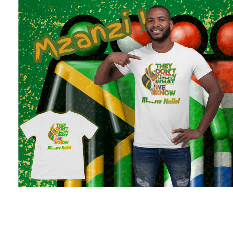Unisex Springbok (Bokke) Rugby Supporter T-Shirt - "They Don't Know What We Know"