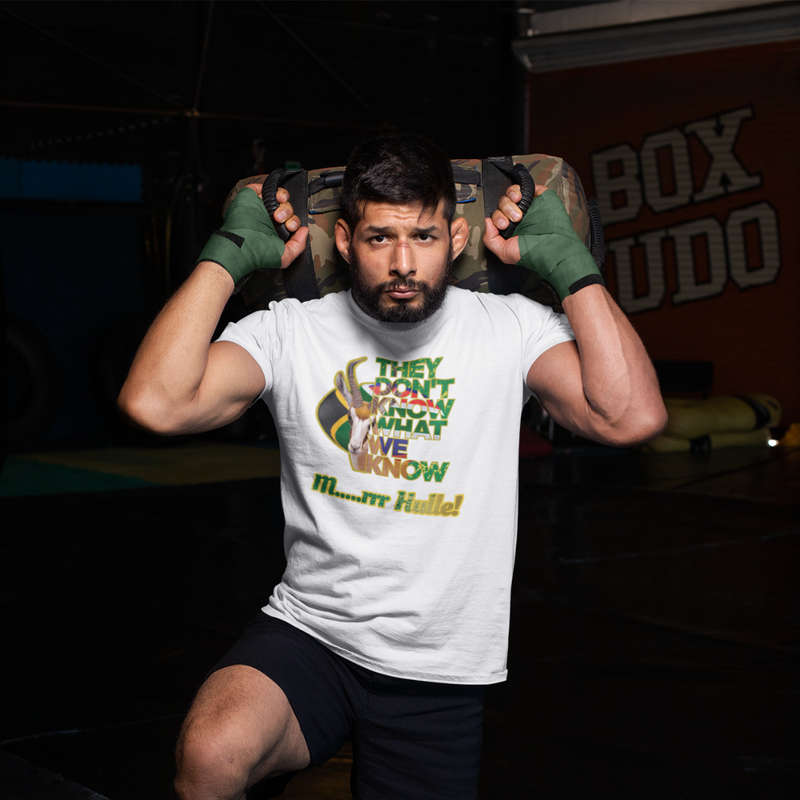 Unisex Springbok (Bokke) Rugby Supporter T-Shirt - "They Don't Know What We Know"
