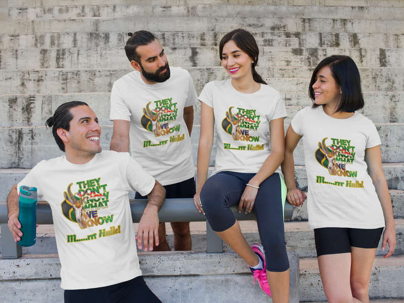 Unisex Springbok (Bokke) Rugby Supporter T-Shirt - "They Don't Know What We Know"