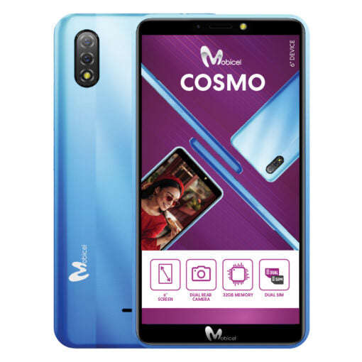 Mobicel Cosmo LTE Dual Sim 3000mAh BLUE