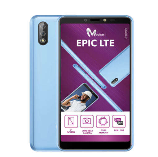Mobicel Epic LTE Dual Sim 3000mAh BLUE