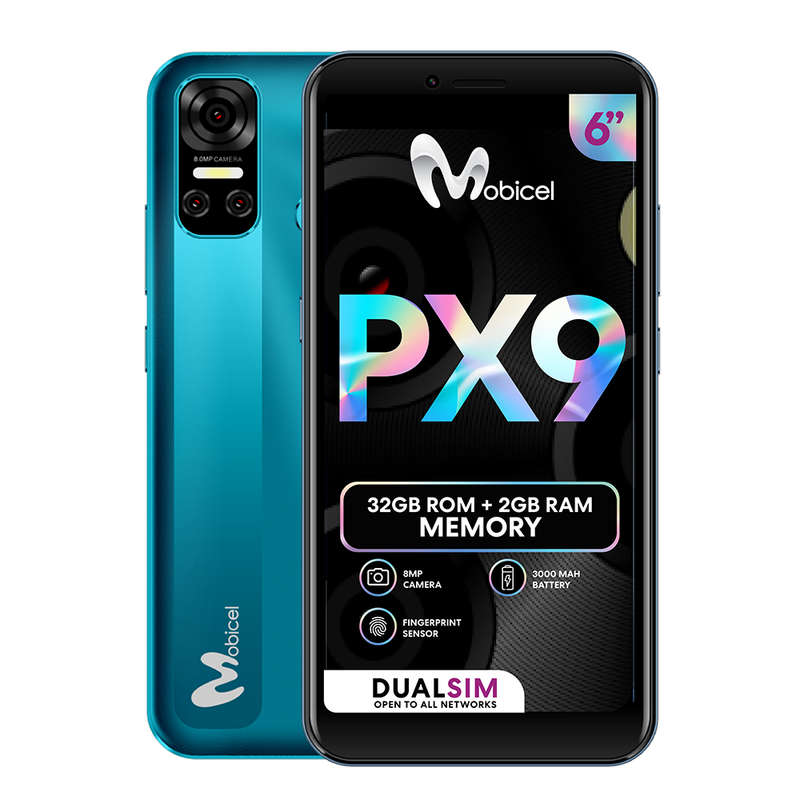 Mobicel PX9 Dual Sim 32Gb 3000mAh GREEN
