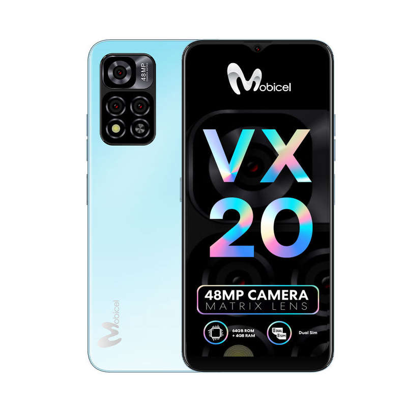 Mobicel VX20 Pro Dual Sim 128Gb 4500mAh Blue & White