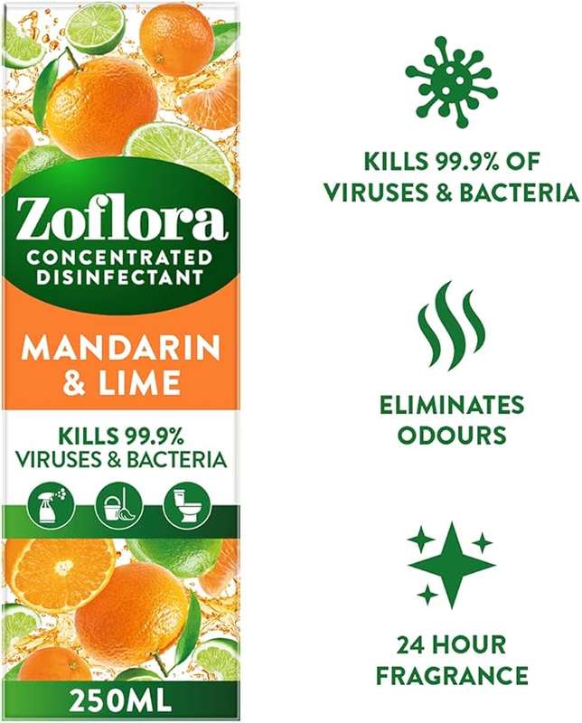 Zoflora Mandarin & Lime Concentrate
