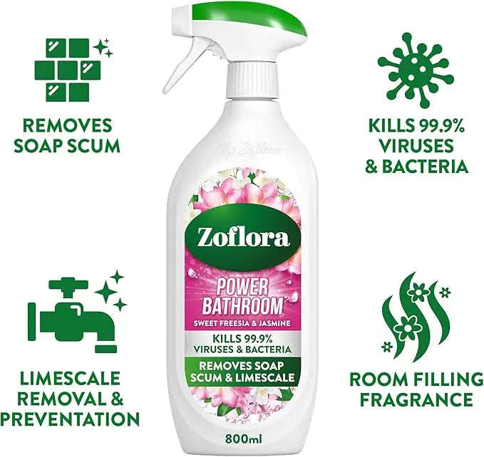 Zoflora Bathroom Cleaner - Sweet Freesia & Jasmine