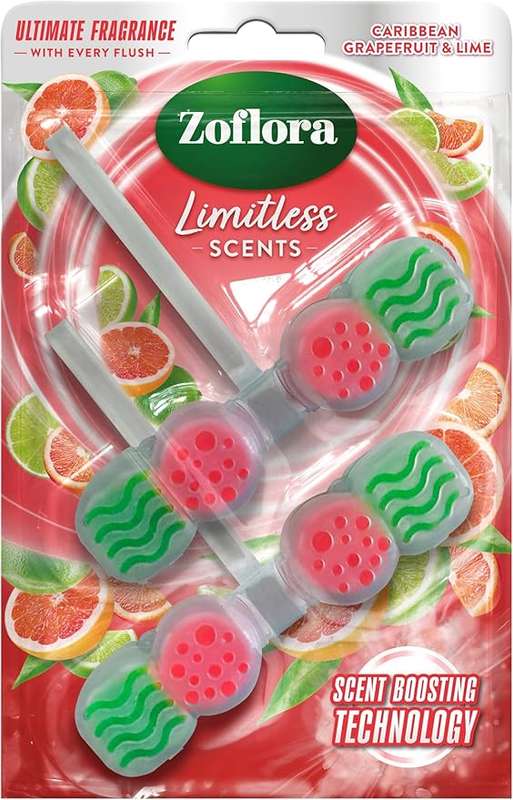 Zoflora Caribbean Grapefruit & Lime Limitless Scents Rim Block