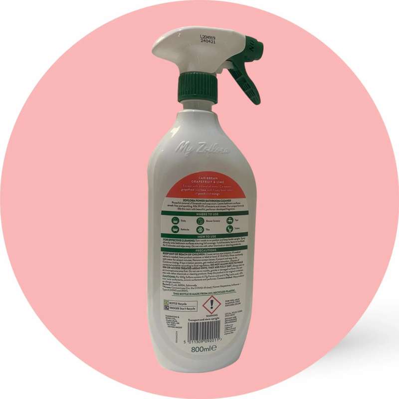 Zoflora Caribbean Grapefruit & Lime Power Bathroom Cleaner